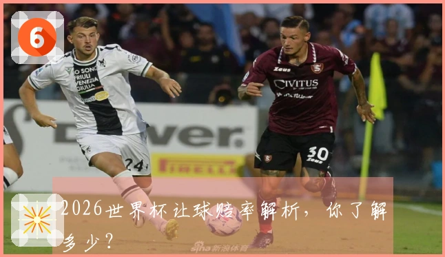 2026世界杯让球赔率解析，你了解多少？