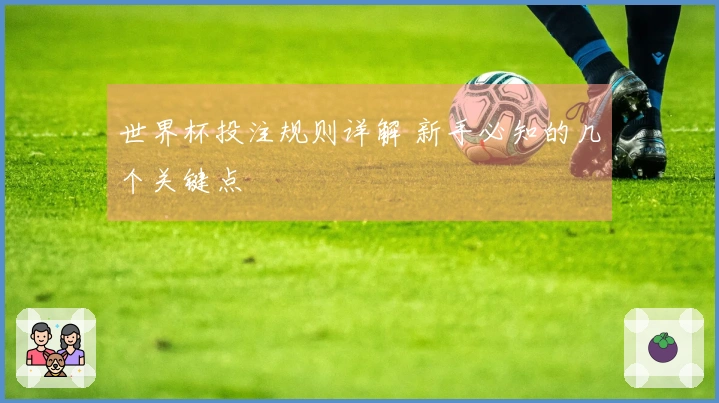 世界杯投注规则详解 新手必知的几个关键点